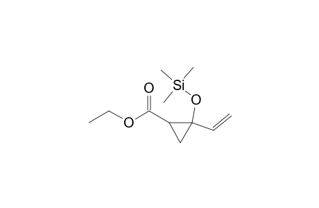 2-Ethenyl-2-trimethylsilyloxy-1-cyclopropanecarboxylic acid ethyl ester