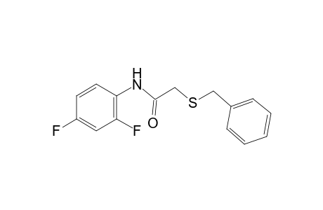 2-(Benzylsulfanyl)-N-(2,4-difluorophenyl)acetamide