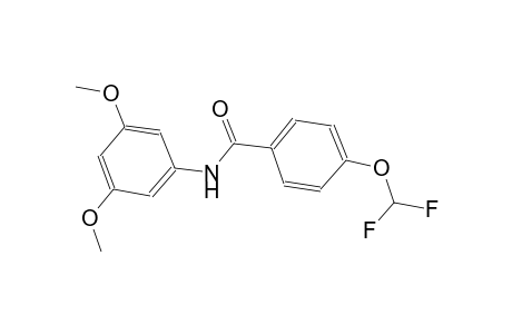 4-(difluoromethoxy)-N-(3,5-dimethoxyphenyl)benzamide