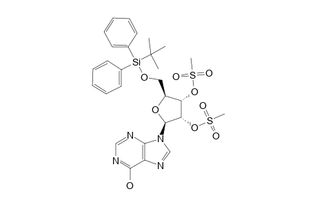 5'-O-(tert-Butyldiphenylsilyl)-2',3'-di-O-methanesulfonylinosine