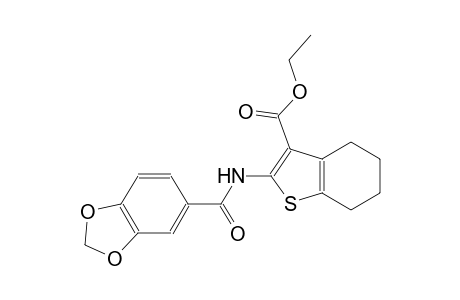 ethyl 2-[(1,3-benzodioxol-5-ylcarbonyl)amino]-4,5,6,7-tetrahydro-1-benzothiophene-3-carboxylate