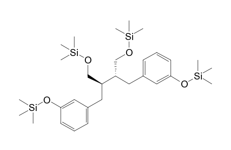 rel-(5R,6R)-2,2,9,9-tetramethyl-5,6-bis(3-(trimethylsilyloxy)benzyl)-3,8-dioxa-2,9-disiladecane