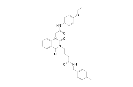 4-(1-[2-(4-ethoxyanilino)-2-oxoethyl]-2,4-dioxo-1,4-dihydro-3(2H)-quinazolinyl)-N-(4-methylbenzyl)butanamide