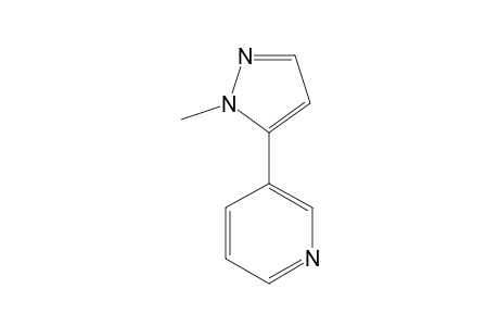 1-METHYL-5-(3-PYRIDYL)PYRAZOLE