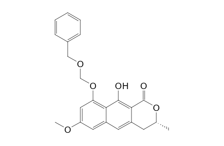 (3R)-10-hydroxy-7-methoxy-3-methyl-9-(phenylmethoxymethoxy)-3,4-dihydrobenzo[g]isochromen-1-one