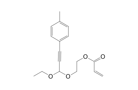 2-(1-Ethoxy-3-p-tolylprop-2-ynyloxy)ethyl acrylate