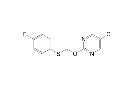 5-chloranyl-2-[(4-fluorophenyl)sulfanylmethoxy]pyrimidine