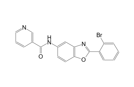 3-pyridinecarboxamide, N-[2-(2-bromophenyl)-5-benzoxazolyl]-