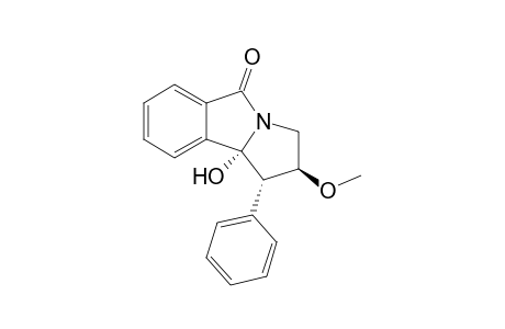 9b.alpha.-Hydroxy-2.beta.-methoxy-1.alpha.-phenyl-1,2,3,9b-tetrahydro-5H-pyrrolo[2,1-a]isoindol-5-one