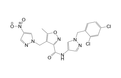N-[1-(2,4-dichlorobenzyl)-1H-pyrazol-4-yl]-5-methyl-4-[(4-nitro-1H-pyrazol-1-yl)methyl]-3-isoxazolecarboxamide