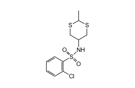 o-chloro-N-(2-methyl-m-dithian-5-yl)benzenesulfonamide