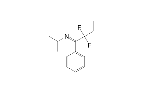 N-(2,2-DIFLUORO-1-PHENYLBUTYLIDENE)-ISOPROPYLAMINE