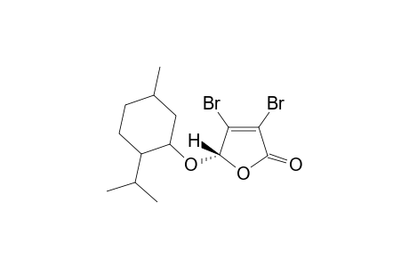 3,4-bis(bromanyl)-2-(5-methyl-2-propan-2-yl-cyclohexyl)oxy-2H-furan-5-one