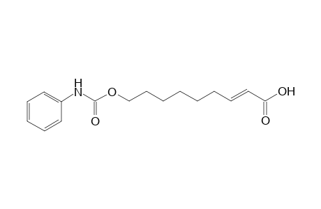 (E)-9-Phenylcarbamoyloxy-non-2-enoic acid