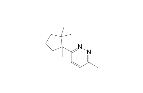 3-Methyl-6-(1,2,2-trimethylcyclopentan-1-yl)pyridazine
