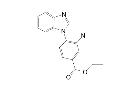 Ethyl 3-amino-4-(1,3-benzodiazol-1-yl)benzoate