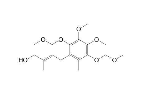 (E)-4-[3,4-dimethoxy-2,5-bis(methoxymethoxy)-6-methyl-phenyl]-2-methyl-but-2-en-1-ol