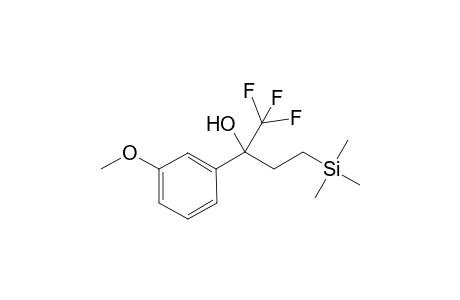 1,1,1-Trifluoro-2-(3-methoxyphenyl)-4-(trimethylsilyl)butan-2-ol