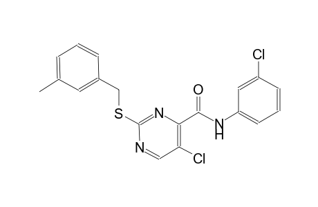 4-pyrimidinecarboxamide, 5-chloro-N-(3-chlorophenyl)-2-[[(3-methylphenyl)methyl]thio]-
