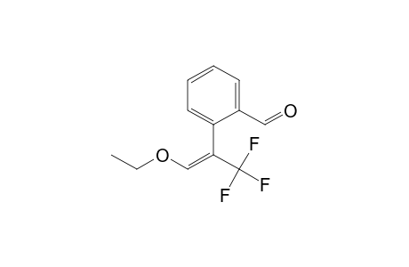 2-[(E)-2-Ethoxy-1-(trifluoromethyl)ethenyl]benzaldehyde