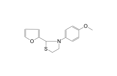2-(2-Furyl)-3-(4-methoxyphenyl)-1,3-thiazolidine