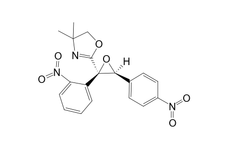 4,4-Dimethyl-2-[(2R,3S)-2-(2-nitrophenyl)-3-(4-nitrophenyl)-2-oxiranyl]-5H-oxazole