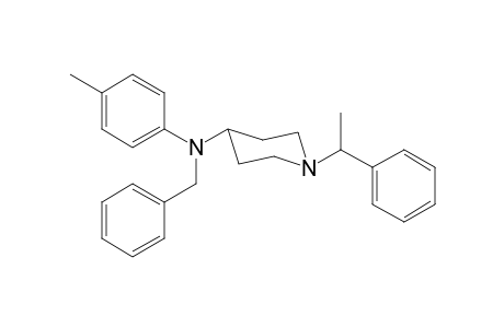 N-benzyl-N-4-methylphenyl-1-(1-phenylethyl)piperidin-4-amine
