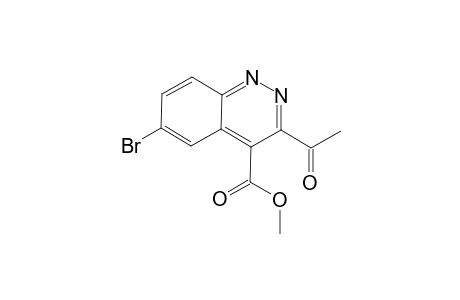 3-ACETYL-6-BrOMO-4-METHOXYCARBONYLCINNOLINE