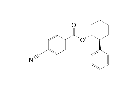 (trans)-2-Phenylcyclohexyl 4-cyanobenzoate