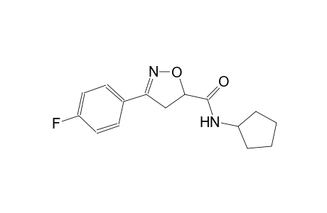 5-isoxazolecarboxamide, N-cyclopentyl-3-(4-fluorophenyl)-4,5-dihydro-
