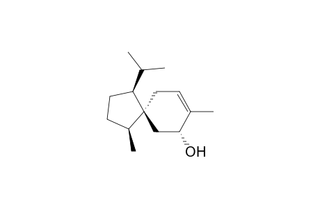 Trichoacorenol [(1S,4S,5S,7R)-1-Isopropyl-4,8-dimethylspiro[4.5]dec-8-en-7-ol]