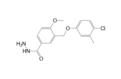 3-[(4-chloro-3-methylphenoxy)methyl]-4-methoxybenzohydrazide
