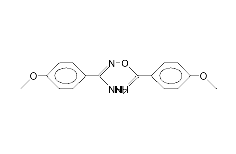O-(4-Methoxy-benzimidoyl)-4-methoxy-benzamide oxime
