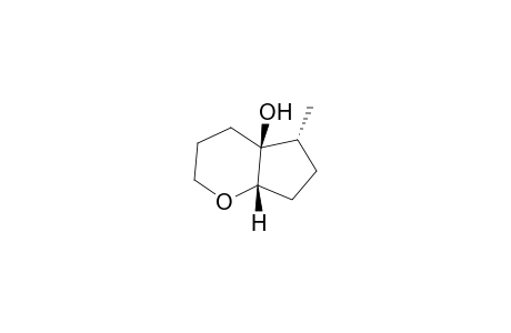 (1R*,6S*,9R*)-9-Methyl-5-oxabicyclo[4.3.0]nonan-1-ol