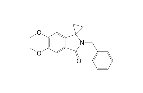 N-Benzyl-2-cyclopropano-4,5-dimethoxy-2,5-dihydrobenzo[3,4-a]pyrrolin-5-one