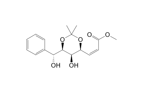 (Z)-Methyl 4,6-O-Isopropylidene-7-C-phenyl-D-gluco-hept-2-enonate