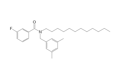 Benzamide, 3-fluoro-N-(3,5-dimethylbenzyl)-N-dodecyl-