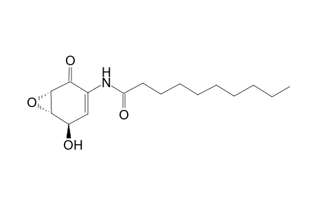 (2SR,3SR,4RS)-2,3-Epoxy-4-hydroxy-6-(decanoylamino)cyclohex-5-enone
