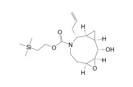 (1R*,2S*,3R*,5S*,9R*,10S*)-(+-)-2-Hydroxy-9-(2-propenyl)-4-oxa-8-azatricyclo[8.1.0.0(3,5)]undecane-8-carboxylic acid 2-(trimethylsilyl)ethyl ester