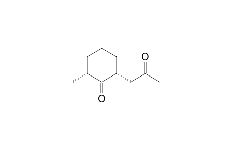 cis-2-Methyl-6-(2-oxopropyl)cyclohexanone