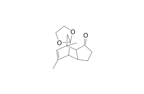 1',11'-Dimethylspiro[1,3-dioxolane-2,8'-endo-tricyclo[5.2.2.0(2,6)]undec-10'-en]-3'-one