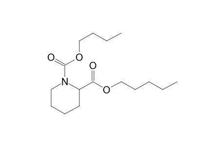 Pipecolic acid, N-butoxycarbonyl-, pentyl ester