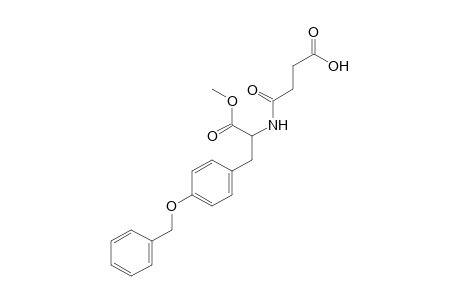 L-N-[p-(BENZYLOXY)-alpha-CARBOXYPHENETHYL] SUCCINIC ACID, alpha-METHYL ESTER