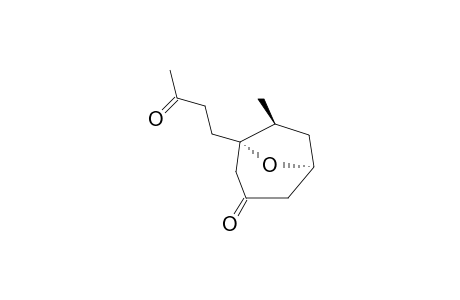 (7.beta.)-7-Methyl-1-(3-oxobutyl)-8-oxabicyclo{3.2.1]octan-3-one