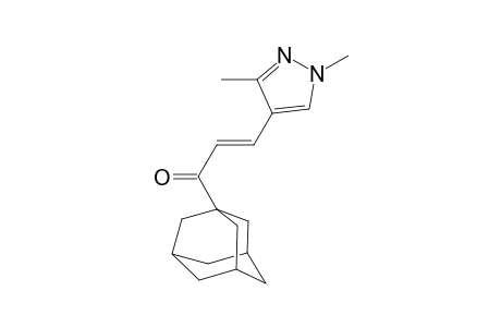 (E)-1-(1-adamantyl)-3-(1,3-dimethyl-4-pyrazolyl)-2-propen-1-one
