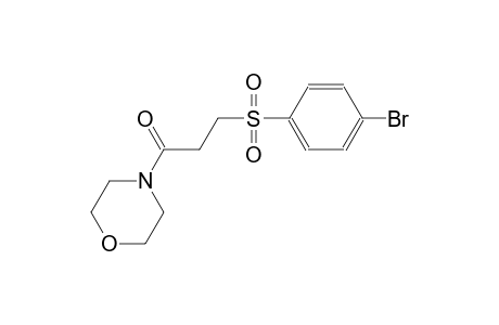 morpholine, 4-[3-[(4-bromophenyl)sulfonyl]-1-oxopropyl]-