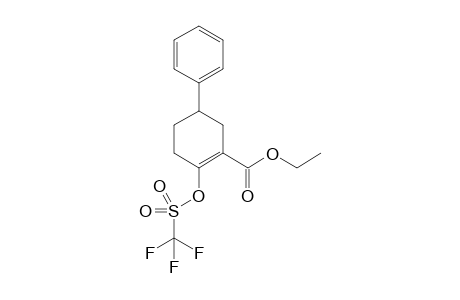 Ethyl 5-phenyl-2-[(trifluoromethyl)sulfonyloxy]-1-cyclohexene-1-carboxylate