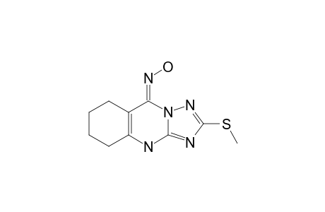 (E)-2-METHYLTHIO-5-OXIMINO-6,7,8,9-TETRAHYDRO-(10H)-[1,2,4]-TRIAZOLO-[5,1-B]-QUINAZOLINE