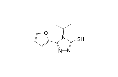 5-(2-furyl)-4-isopropyl-4H-1,2,4-triazole-3-thiol