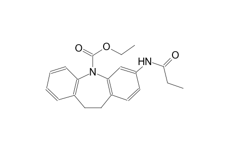 ethyl 3-(propionylamino)-10,11-dihydro-5H-dibenzo[b,f]azepine-5-carboxylate